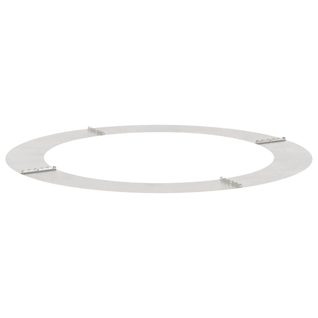 Anello piatto per albero Argento Ø90 / 120 cm