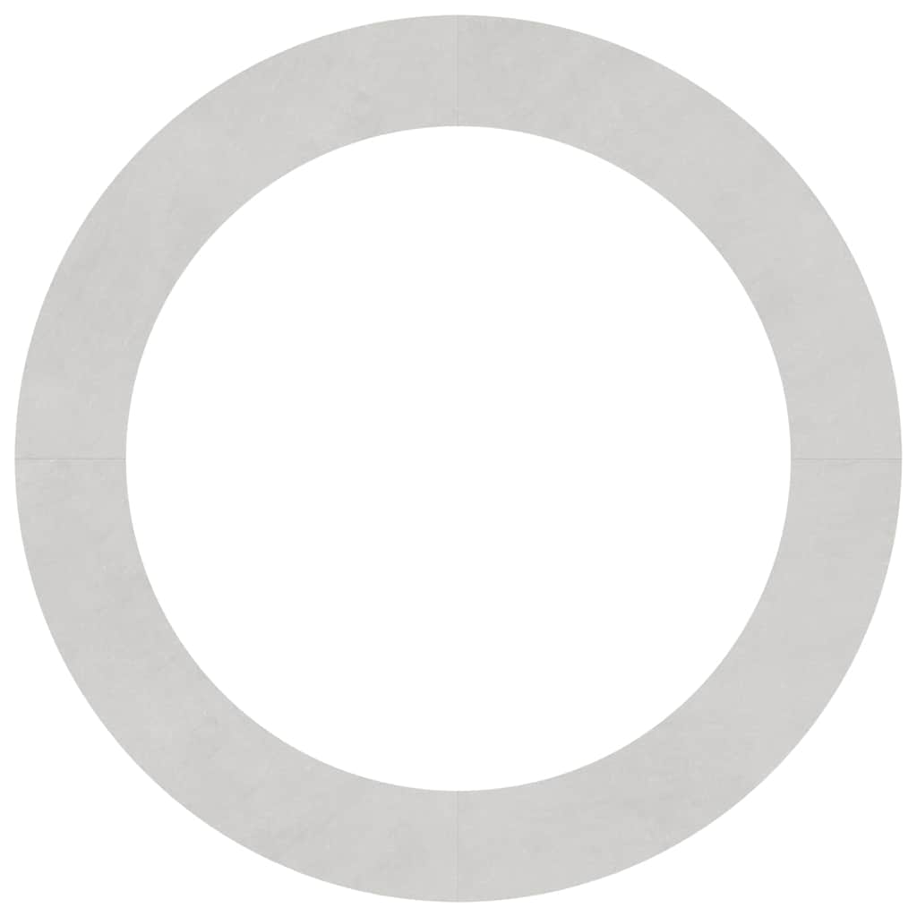 Anello piatto per albero Argento Ø90 / 120 cm