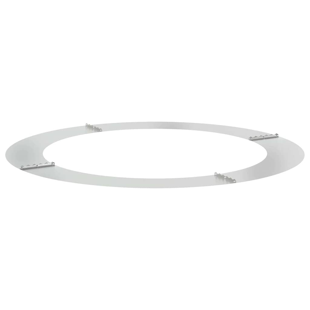 Anello piatto per albero Argento Ø90 / 120 cm Acciaio zincato