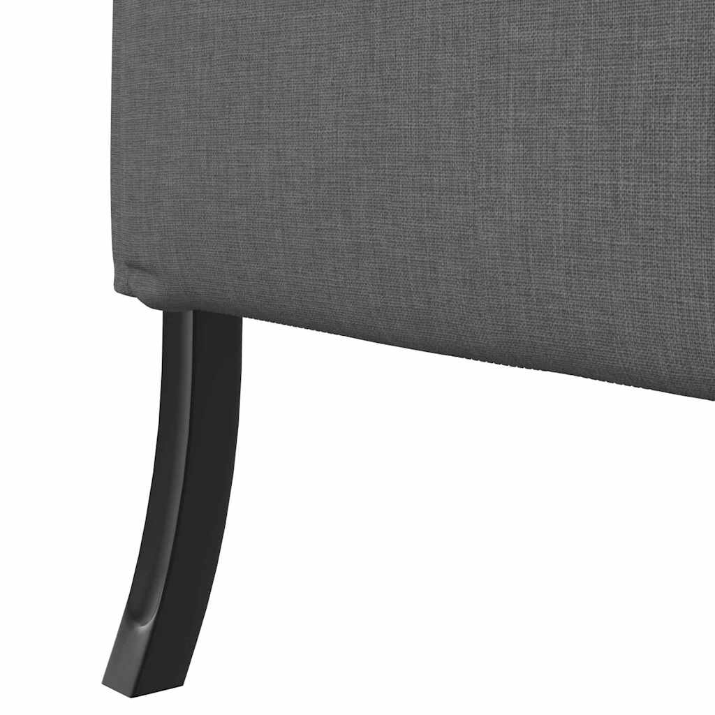 Divano alto Grigio scuro 109 x 56 x 121 cm Tessuto - homemem39