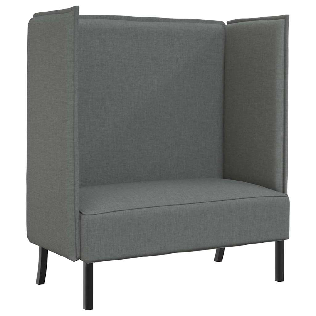 Divano alto Grigio scuro 109 x 56 x 121 cm Tessuto - homemem39
