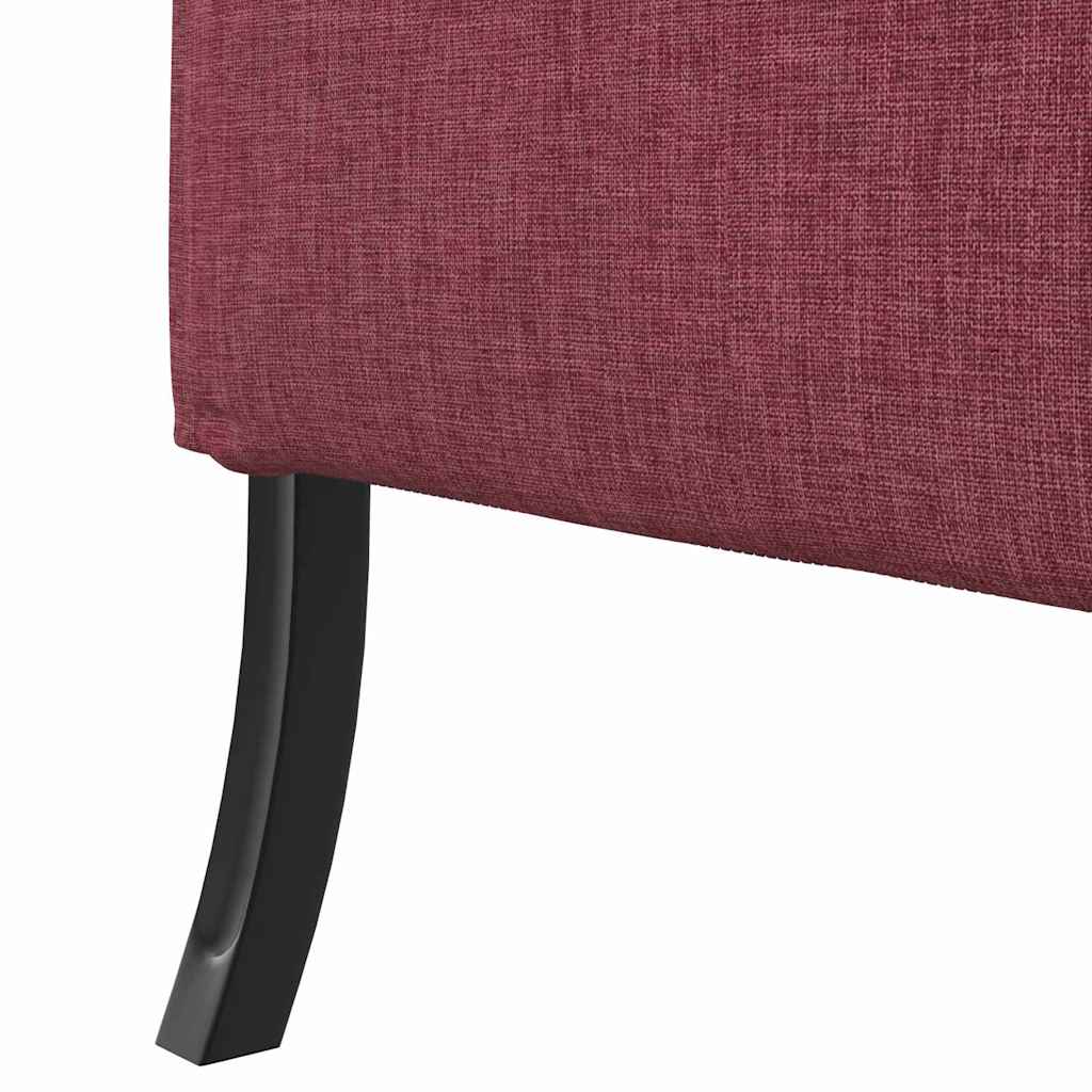 Divano alto Rosso vino 109 x 56 x 121 cm Tessuto