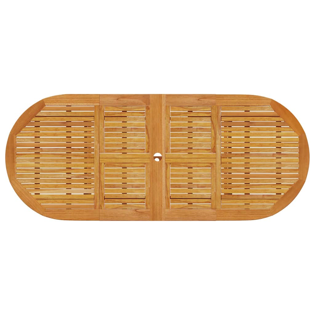 Set da Pranzo per Giardino 7 pcs Marrone | homemem39