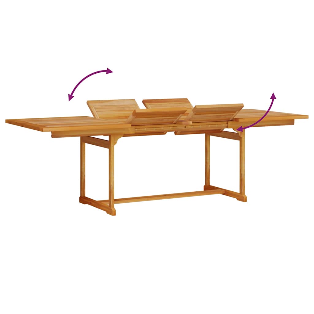 Set da Pranzo per Giardino 9 pcs Marrone | homemem39