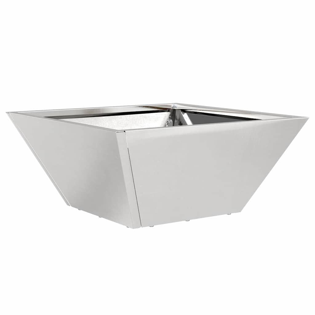 Vaso a Ciotola da Giardino 5 pcs Argento 35 x 35 x 15 cm