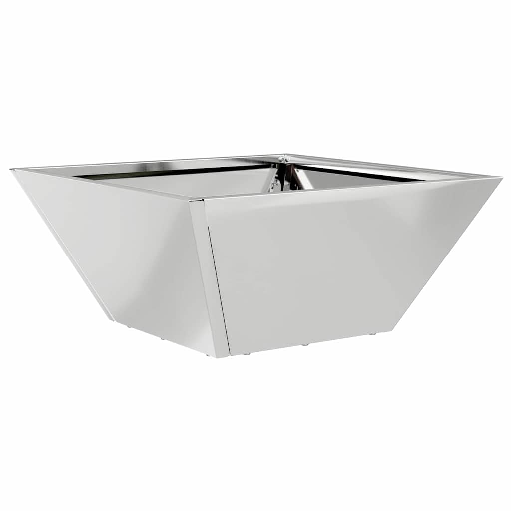Vaso a Ciotola da Giardino 5 pcs Argento 35 x 35 x 15 cm