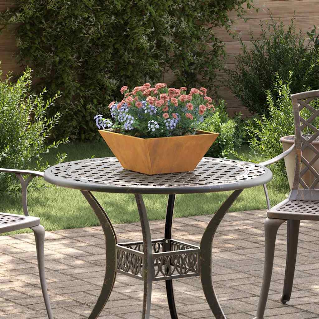 Vaso a Ciotola da Giardino Ruggine 35 x 35 x 15 cm