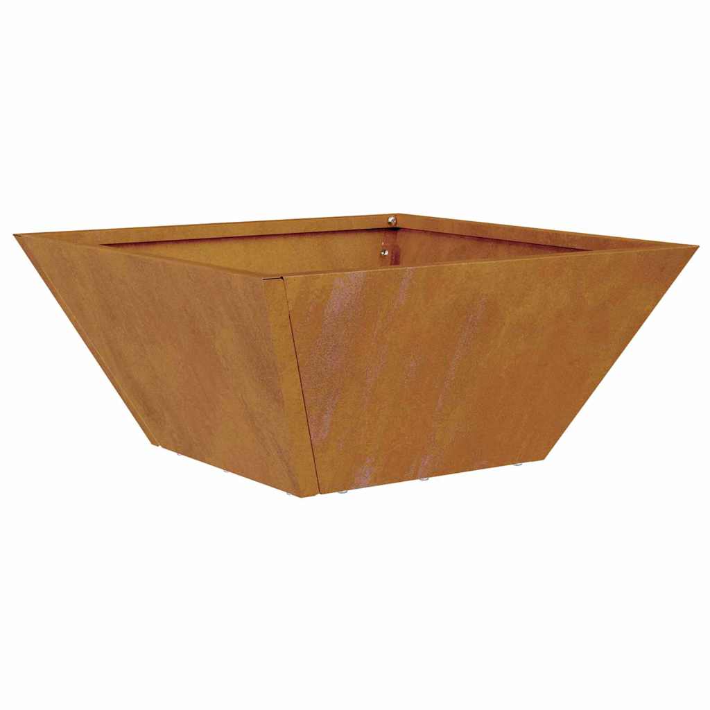 Vaso a Ciotola da Giardino Ruggine 35 x 35 x 15 cm