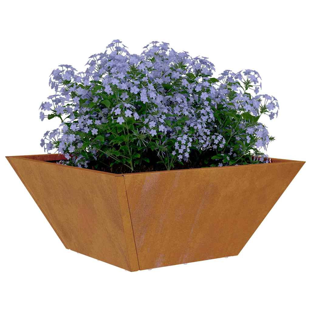 Vaso a Ciotola da Giardino Ruggine 35 x 35 x 15 cm