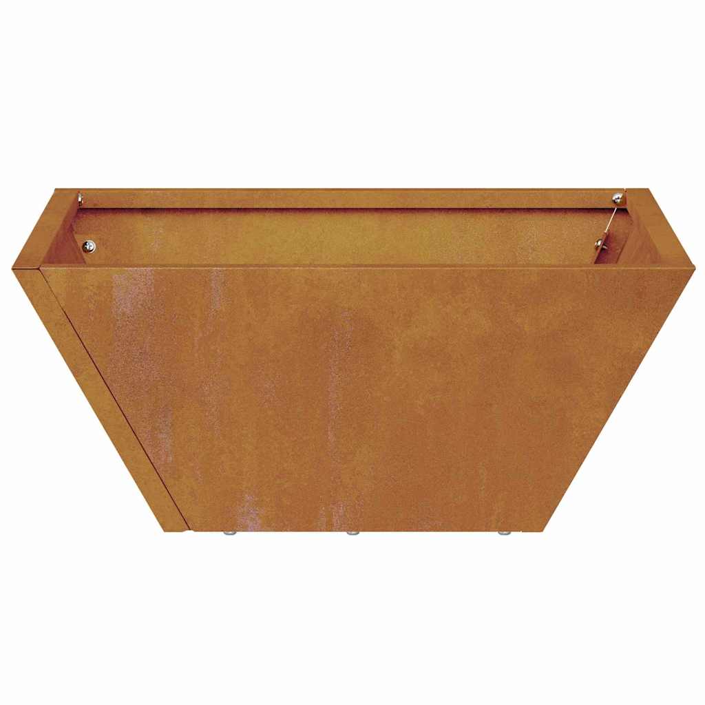 Vaso a Ciotola da Giardino 5 pcs Ruggine 35 x 35 x 15 cm