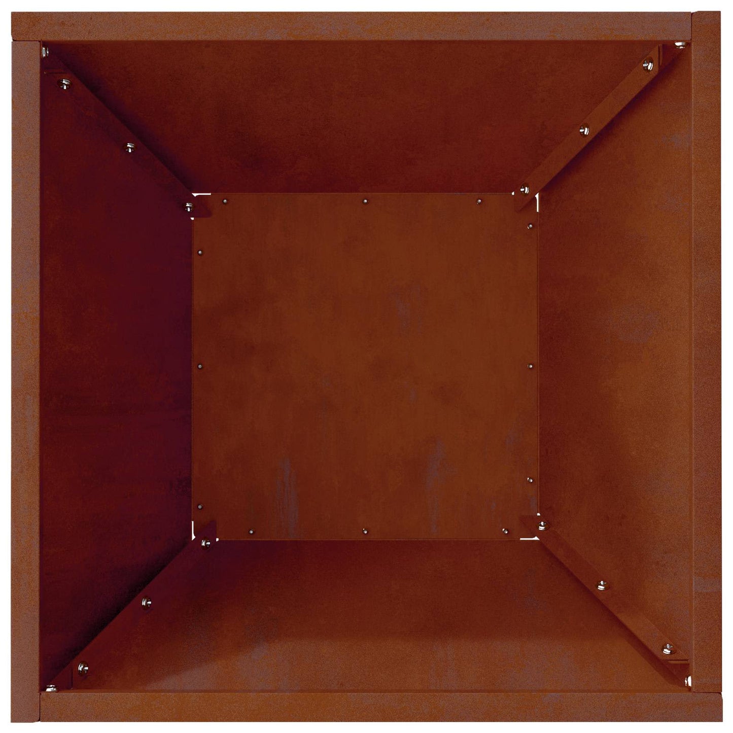 Vaso da giardino 5 pcs Ruggine 35 x 35 x 15 cm | homemem39