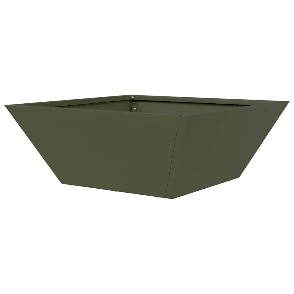 Vaso a Ciotola da Giardino 5 pcs Oliver verde 40 x 40 x 15 cm