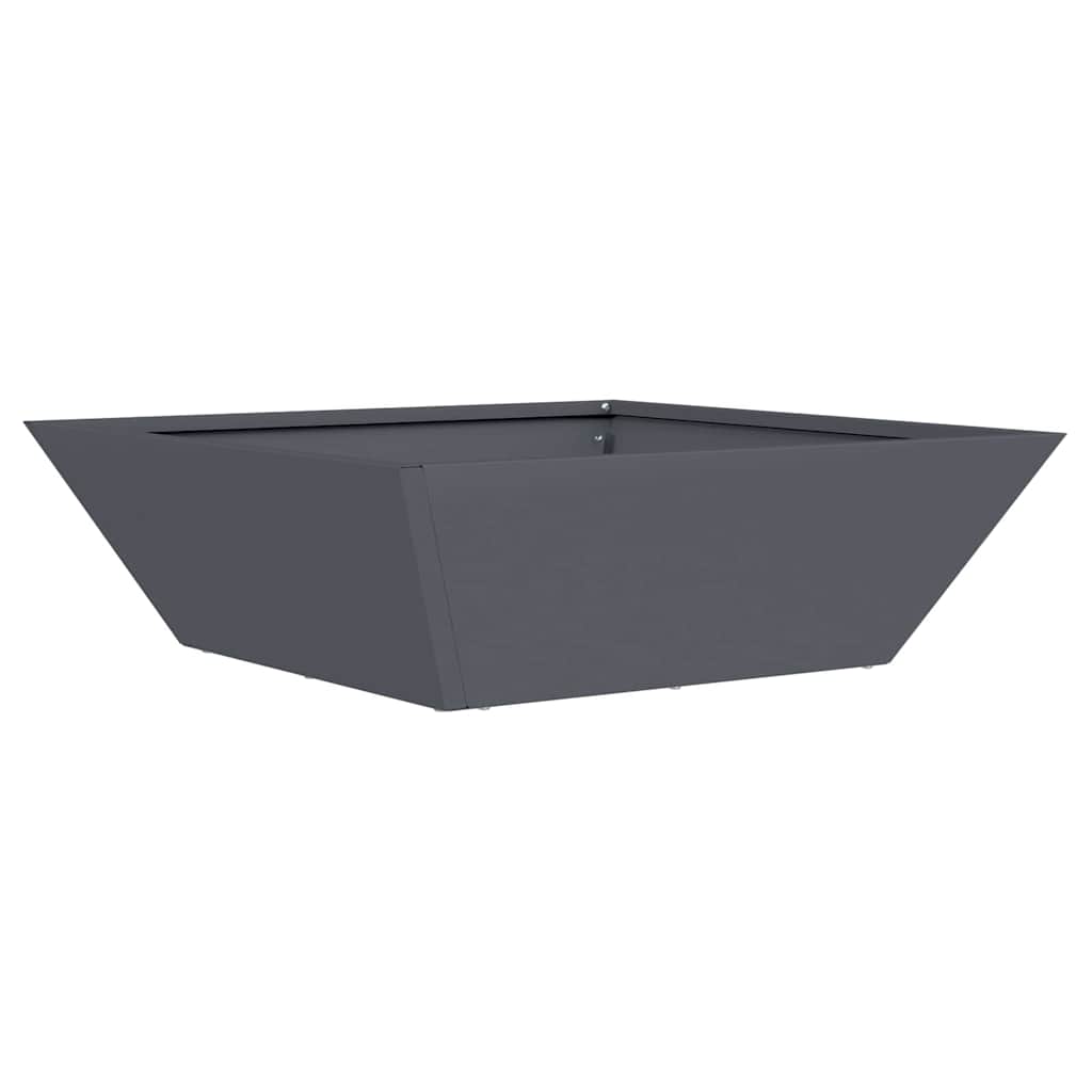 Vaso a Ciotola da Giardino 5 pcs Antracite 50 x 50 x 15 cm