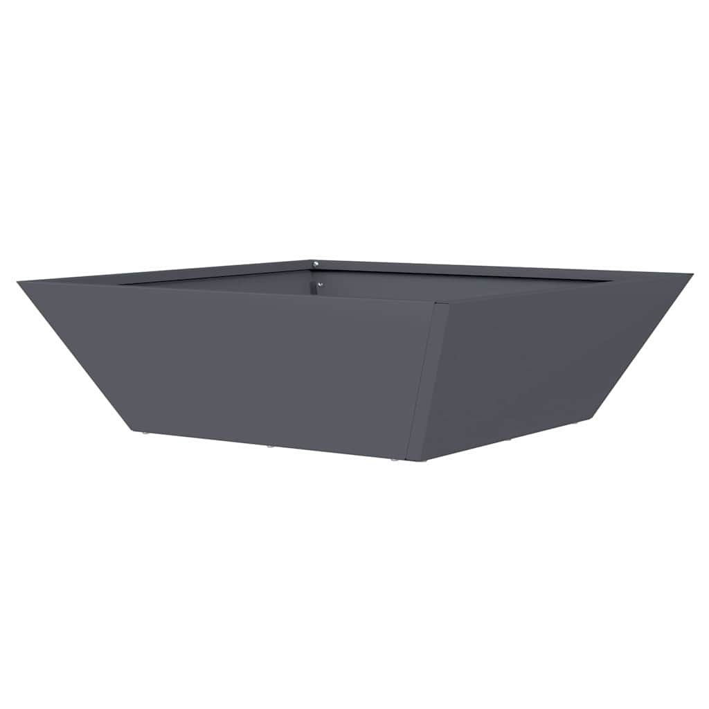 Vaso a Ciotola da Giardino 5 pcs Antracite 50 x 50 x 15 cm