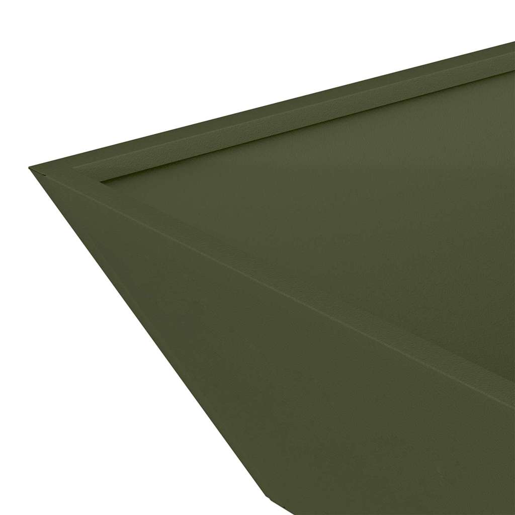 Vaso a Ciotola da Giardino 5 pcs Oliver verde 50 x 50 x 15 cm