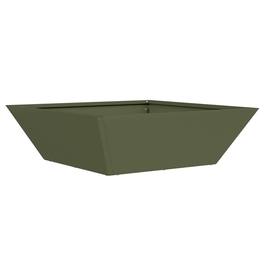 Vaso a Ciotola da Giardino 5 pcs Oliver verde 50 x 50 x 15 cm