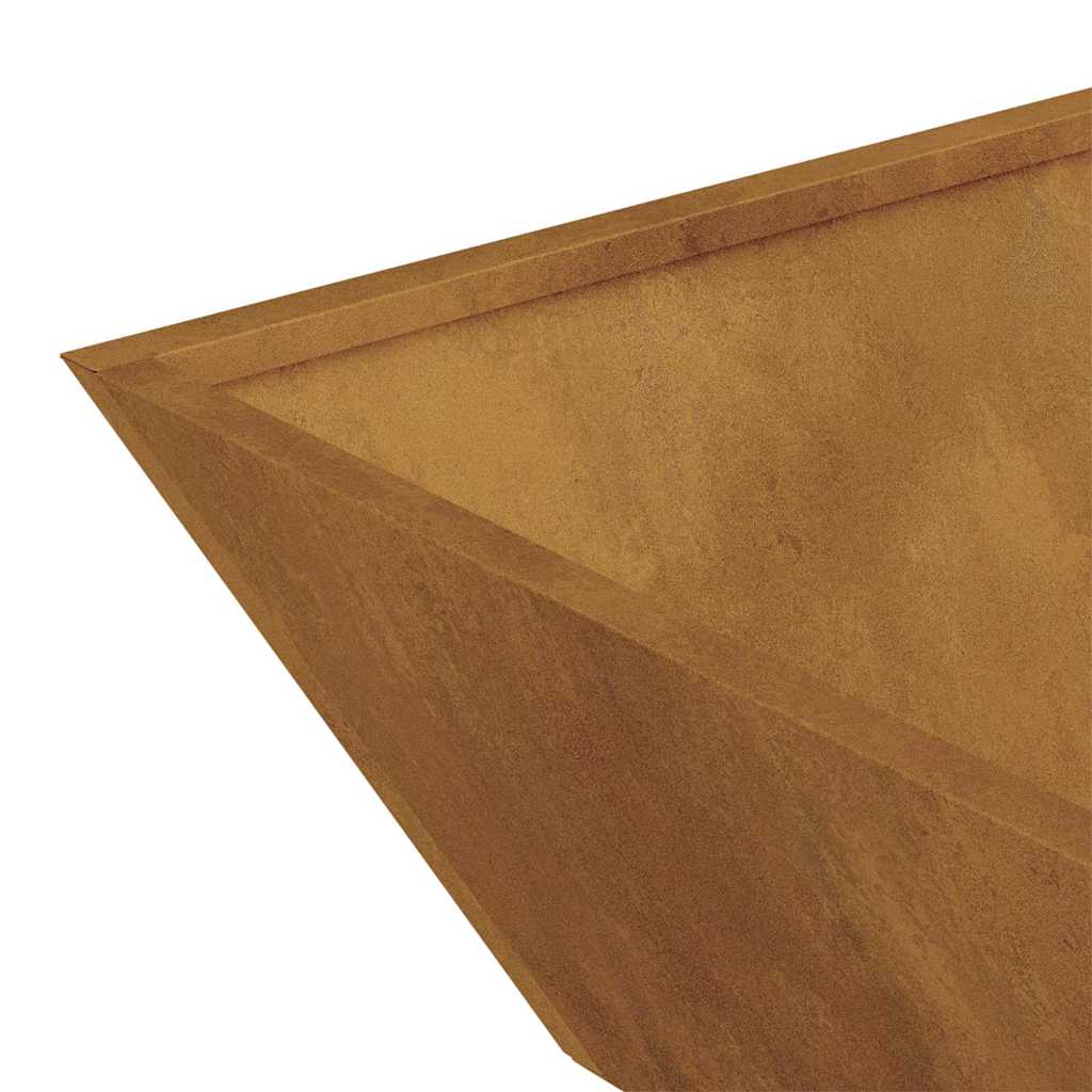 Vaso a Ciotola da Giardino Ruggine 50 x 50 x 15 cm