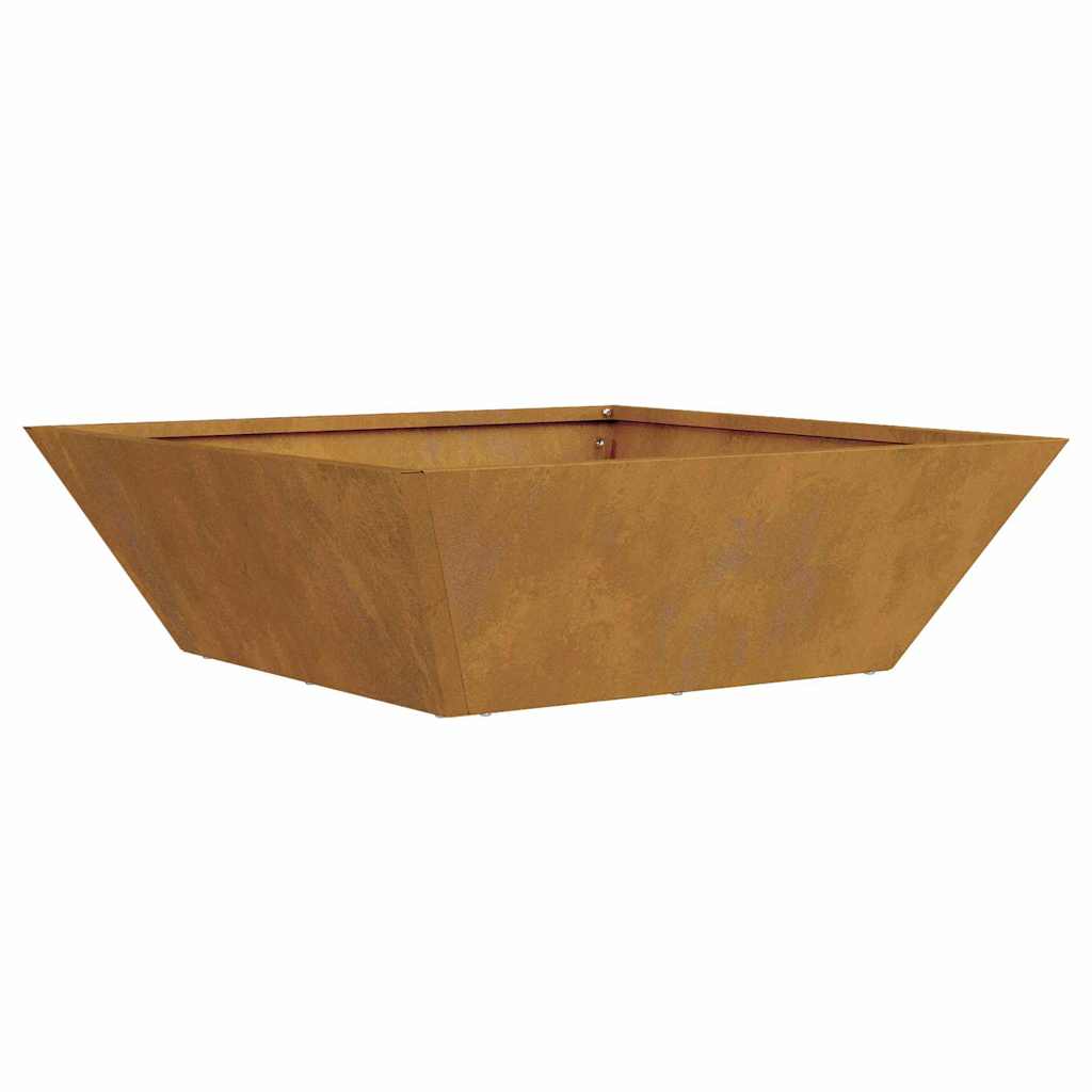 Vaso a Ciotola da Giardino Ruggine 50 x 50 x 15 cm