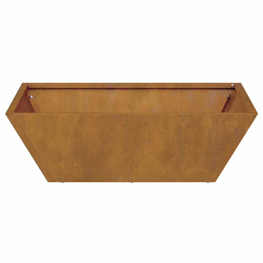 Vaso a Ciotola da Giardino Ruggine 50 x 50 x 15 cm