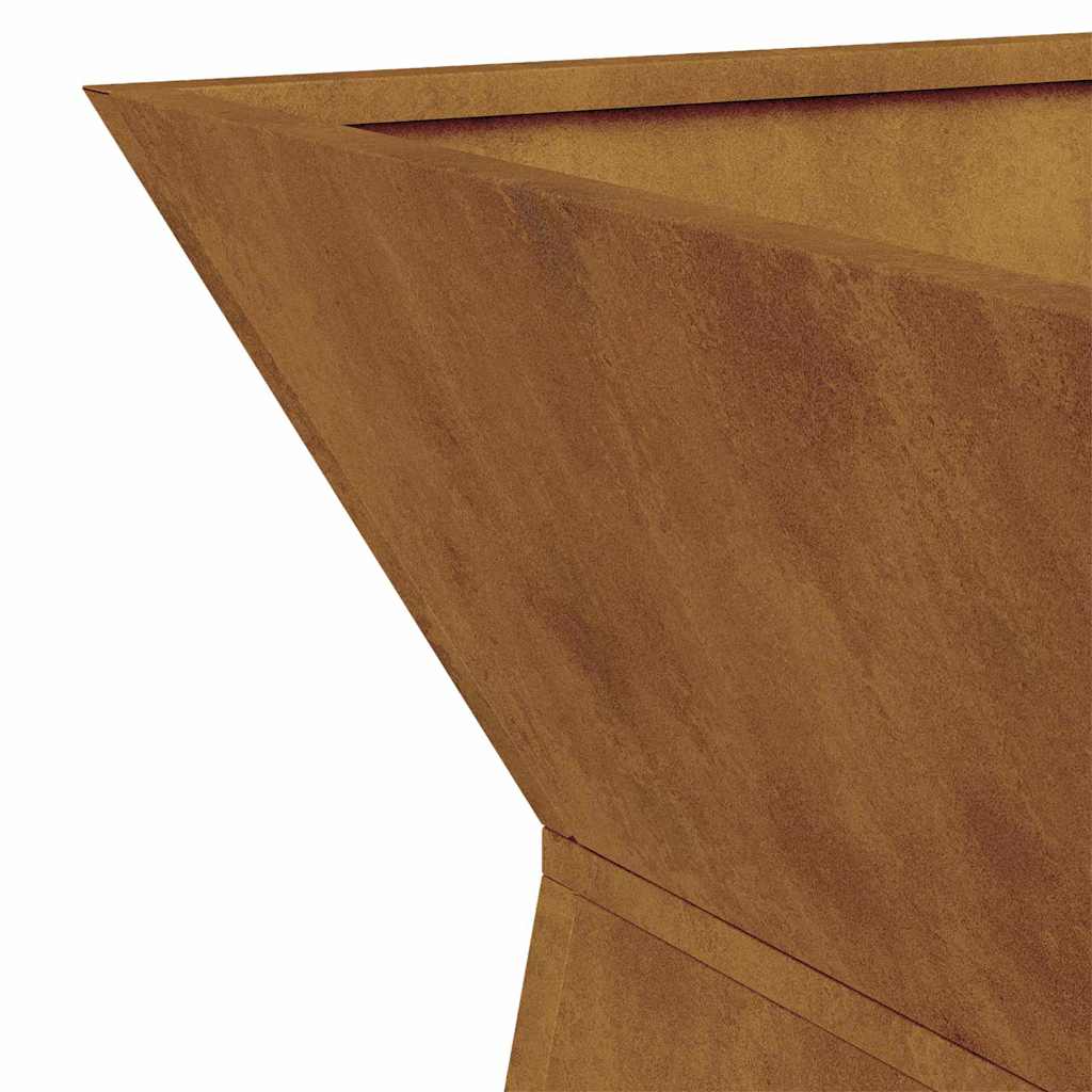 Vaso a Pilastro 2 pcs Argento 35 x 35 x 73 cm Acciaio