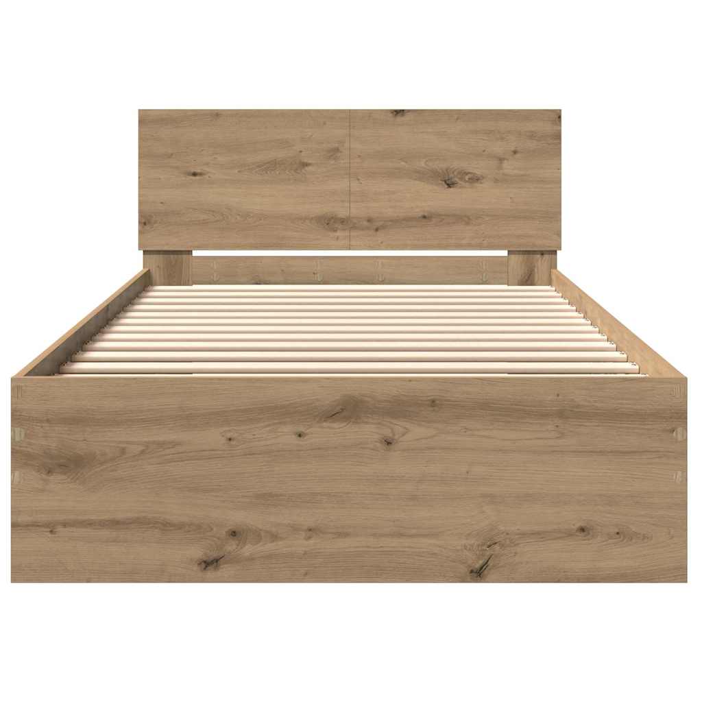Struttura del letto Rovere artigianale 100 x 200 cm