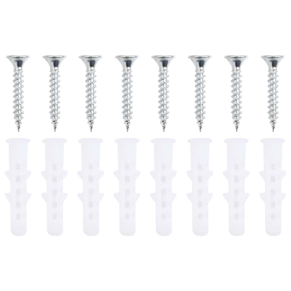 Porta asciugamani Nero 61 x 23 x 17 cm Acciaio inossidabile