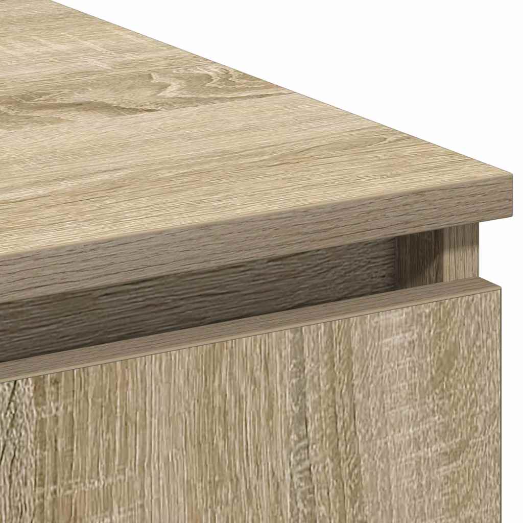 Mobile TV con LED rovere sonoma 180 x 38 x 49 cm