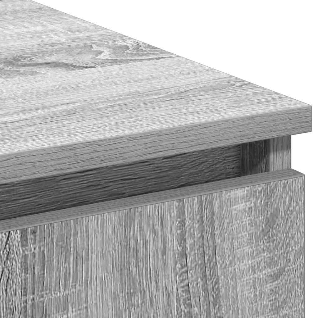 Mobile TV con LED Grigio sonoma 180 x 38 x 49 cm