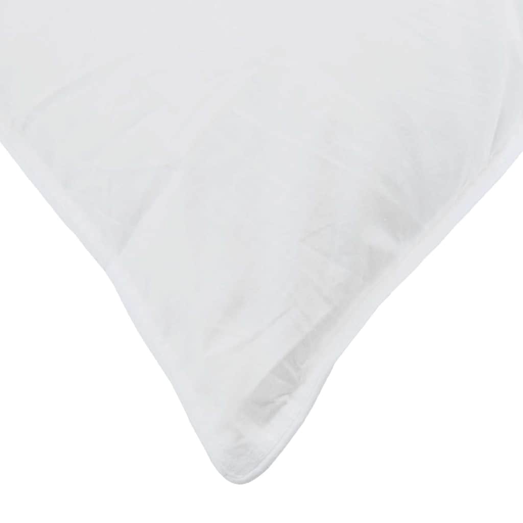 Set di Piumoni con cuscino 2 pcs Bianco 135 x 220 cm Piume