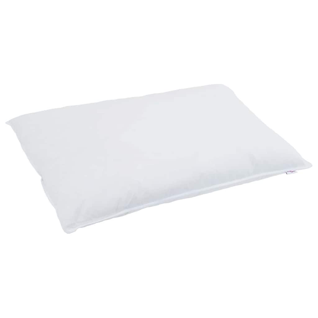 Set di Piumoni con cuscino 2 pcs Bianco 155 x 220 cm Piume