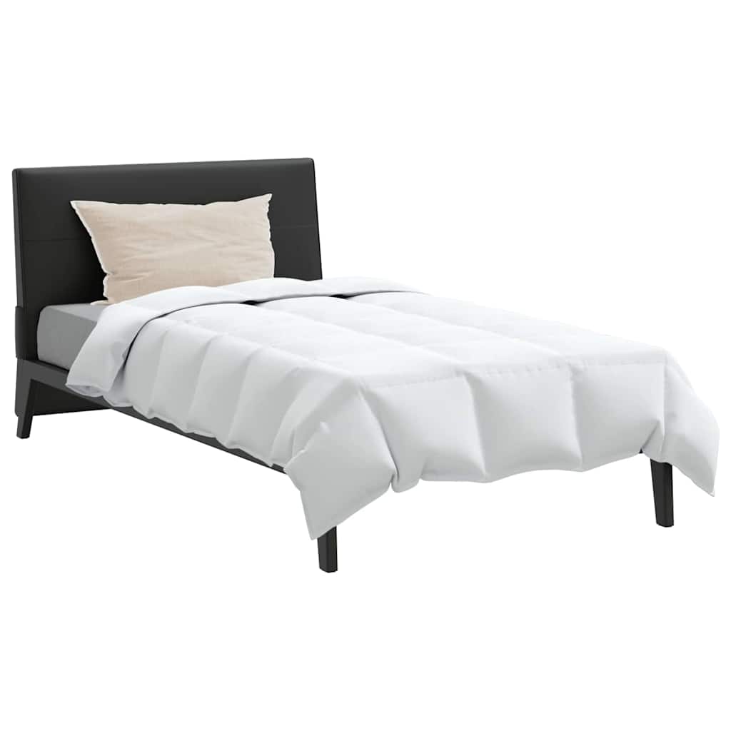 Set di Piumoni con cuscino 2 pcs Bianco 155 x 220 cm Piume
