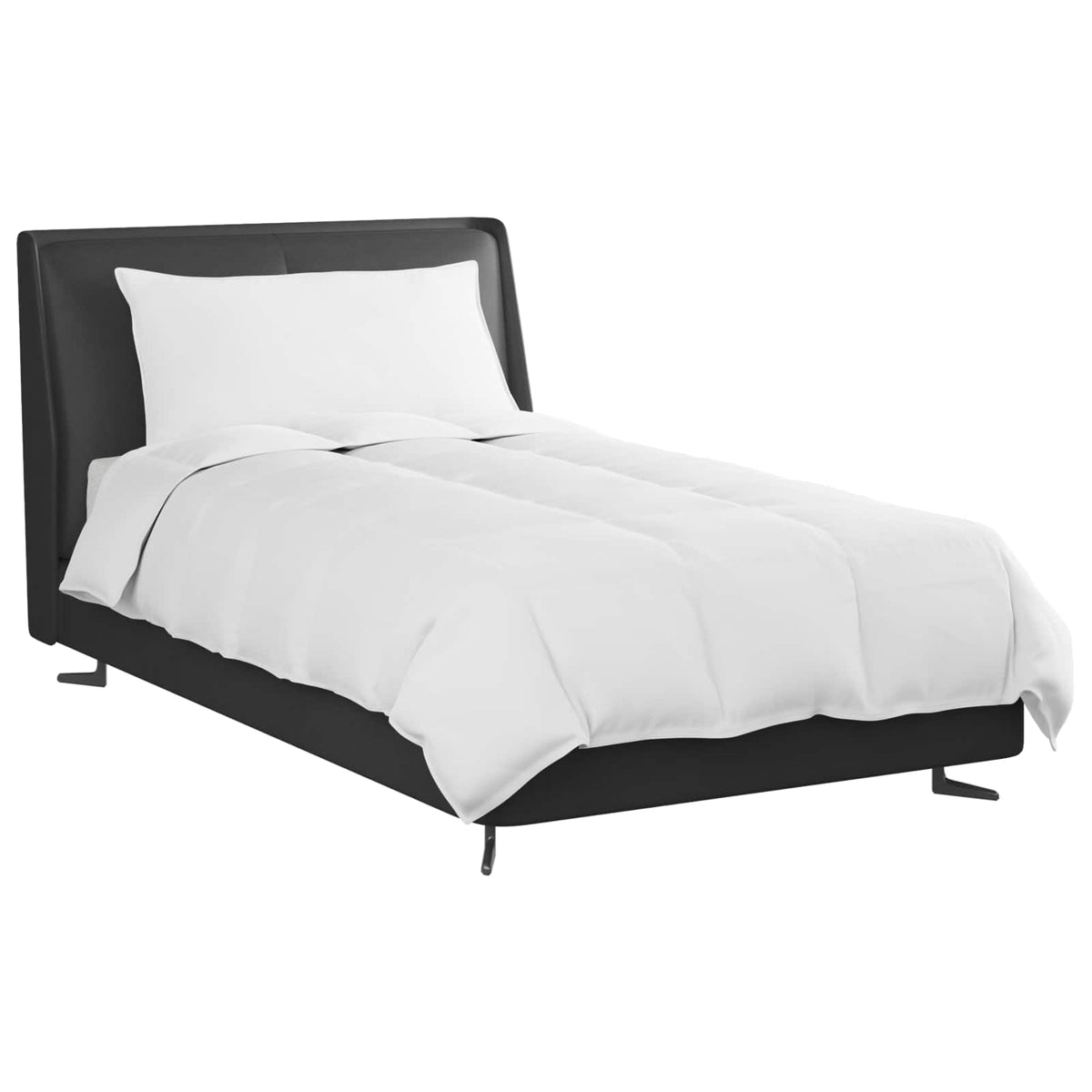 Duvet Estivo con cuscino 2 pz Bianco Piuma d'anatra - homemem39