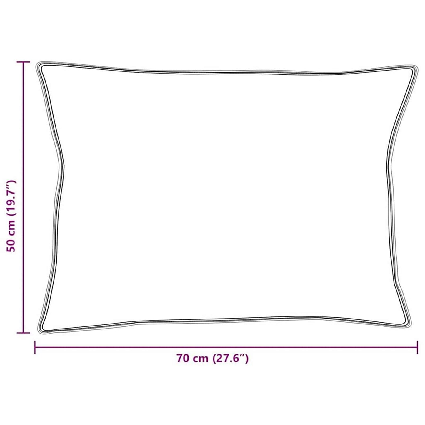 Duvet Estivo con cuscino 2 pz Bianco Microfibra | homemem39