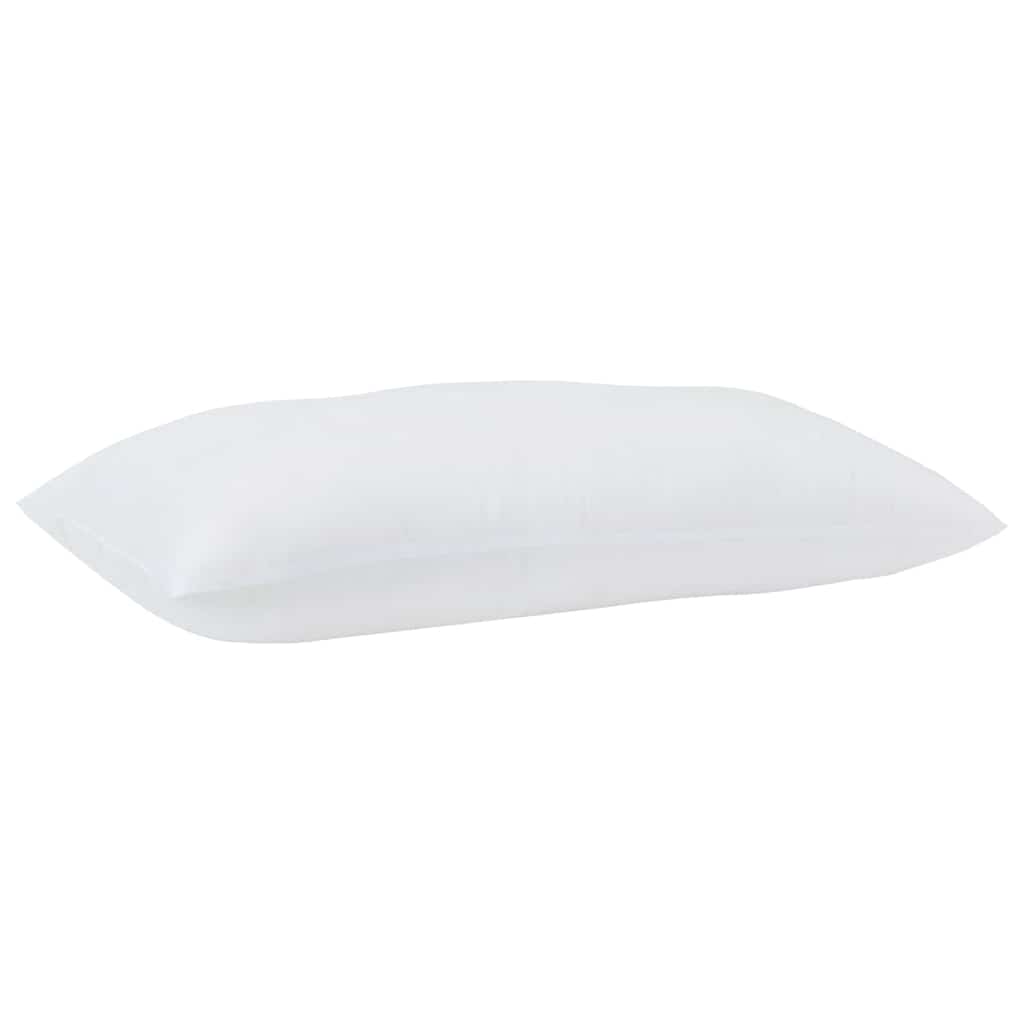 Duvet Estivo con Cuscino 2 pcs Bianco 135 x 200 cm Microfibra