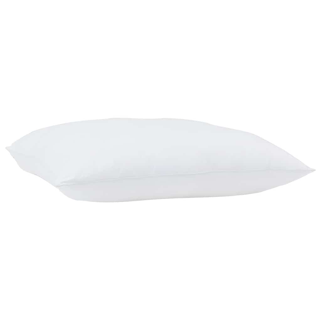 Piumone con Cuscino 2 pcs Bianco 155 x 200 cm Microfibra