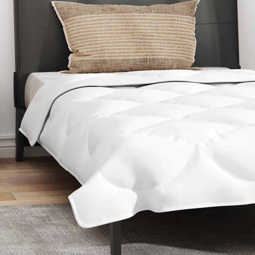 Piumone con Cuscino 2 pcs Bianco 140 x 220 cm Microfibra