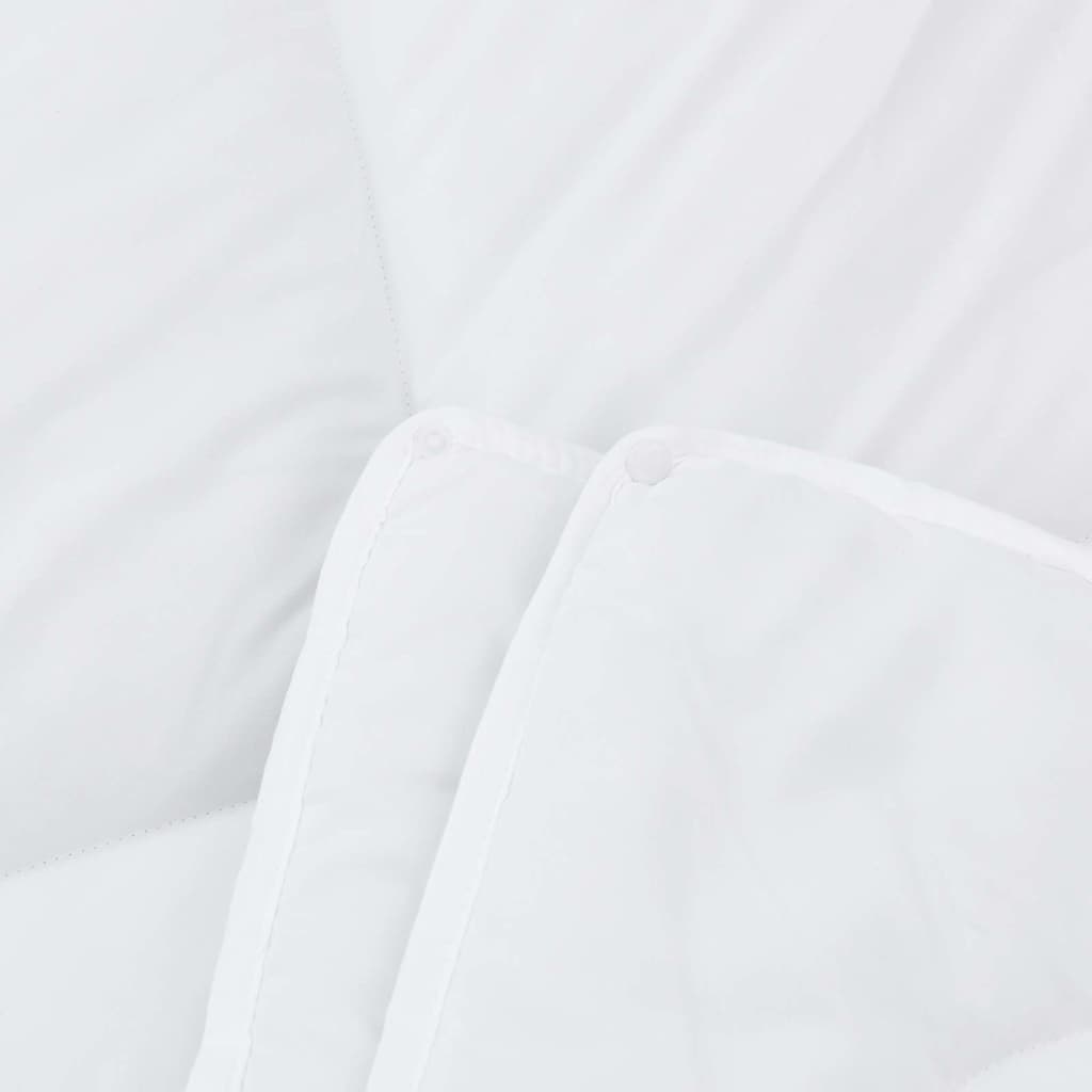 Piumone con Cuscino 2 pcs Bianco 140 x 220 cm Microfibra