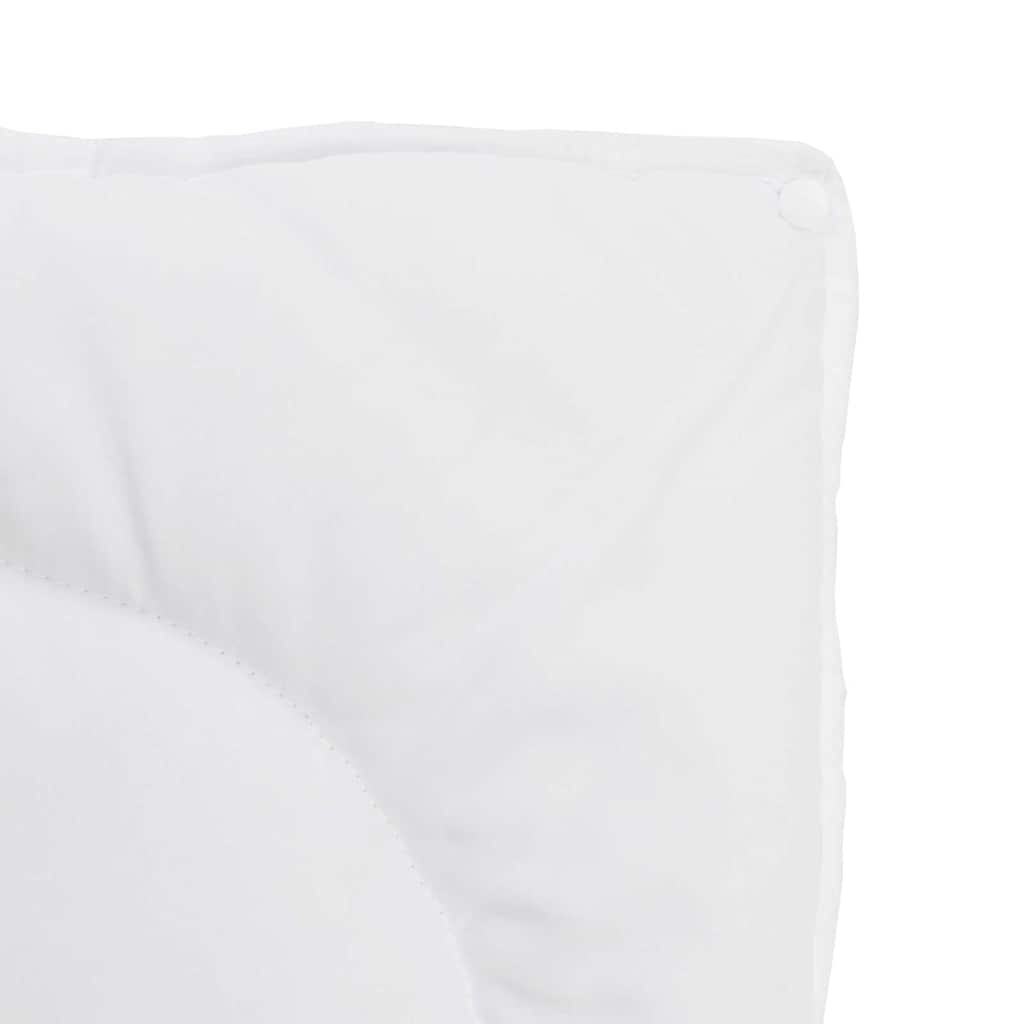 Piumone con Cuscino 2 pcs Bianco 155 x 220 cm Microfibra