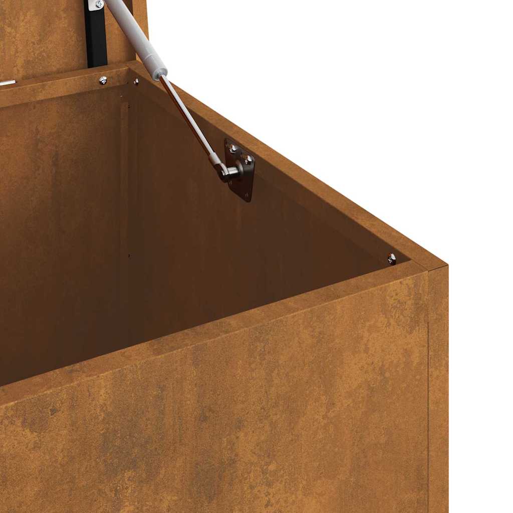 Scatola di Stoccaggio Esterno Marrone 100 x 50.5 x 50 cm