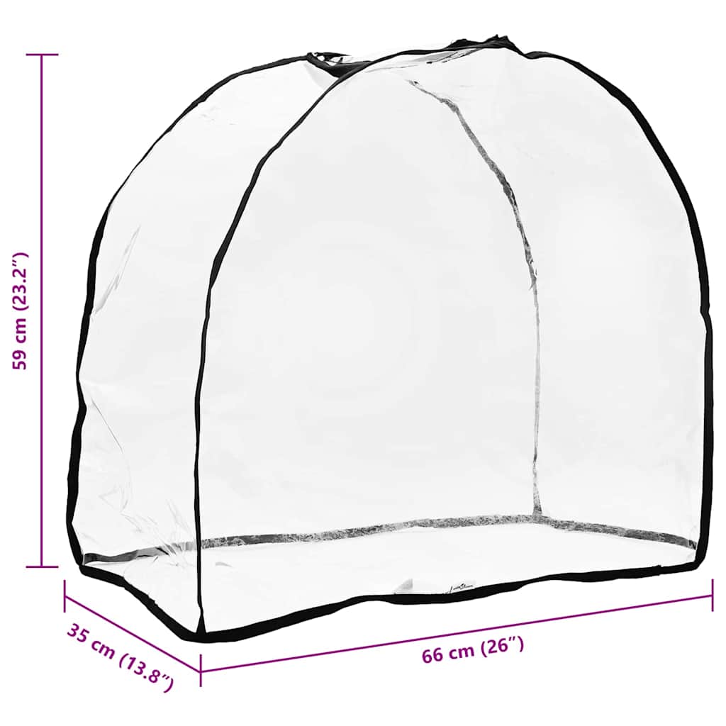 Copertura per carrozzina per animali Altro Trasparente