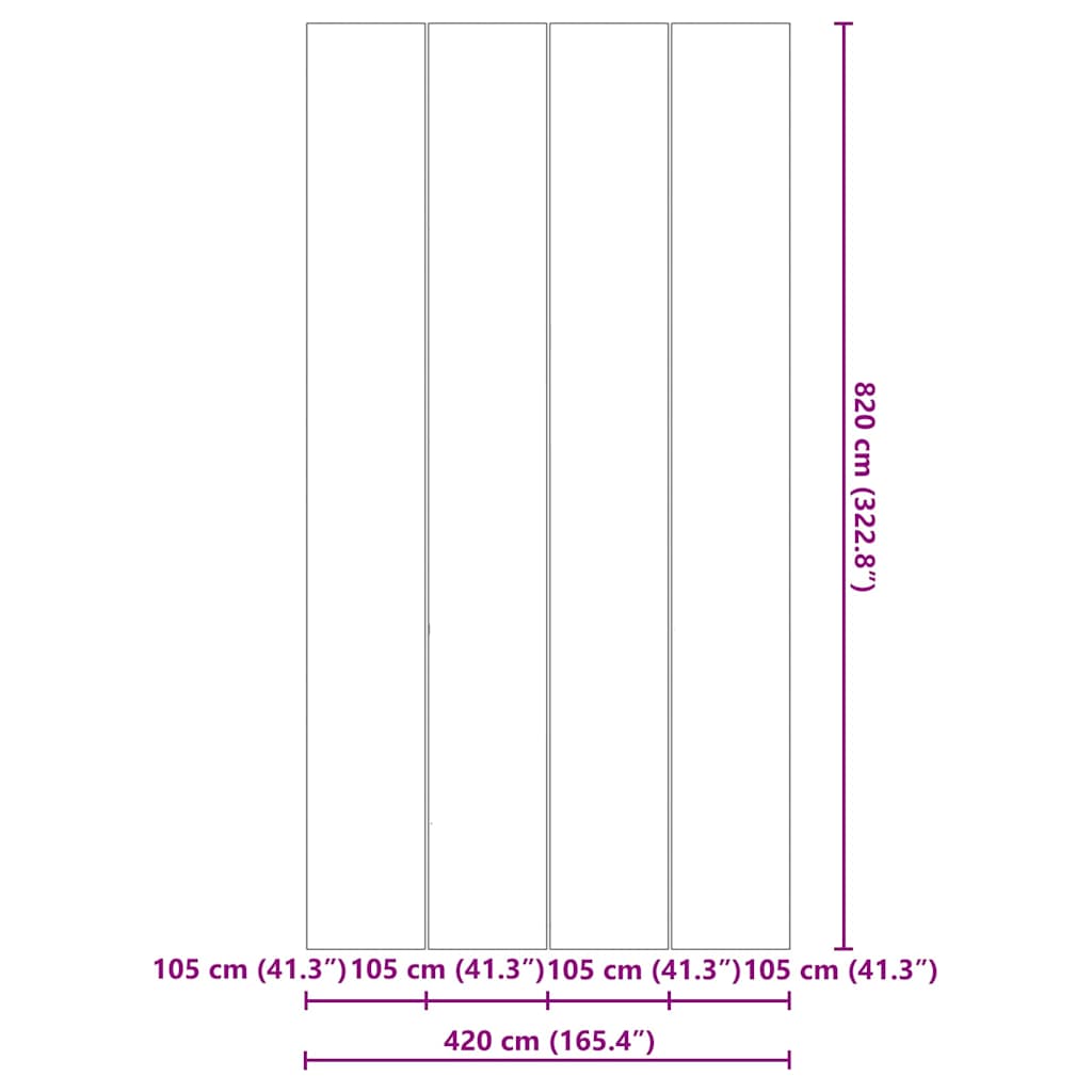 Telo per Fondo Piscina Altro Nero 820 x 420 cm