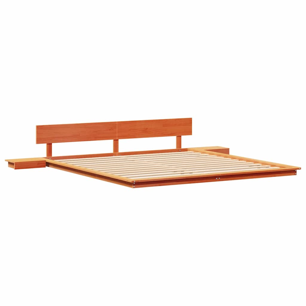 Struttura del letto Marrone 180 x 200 cm legno