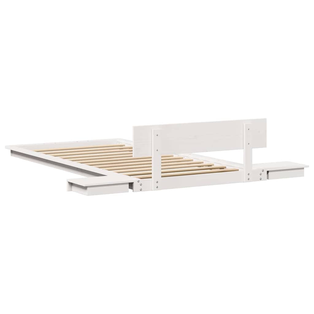 Struttura del letto Bianco 80 x 200 cm legno