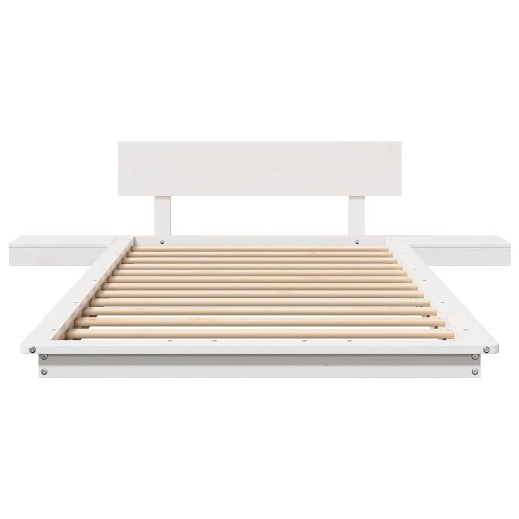 Struttura del letto Bianco 80 x 200 cm legno