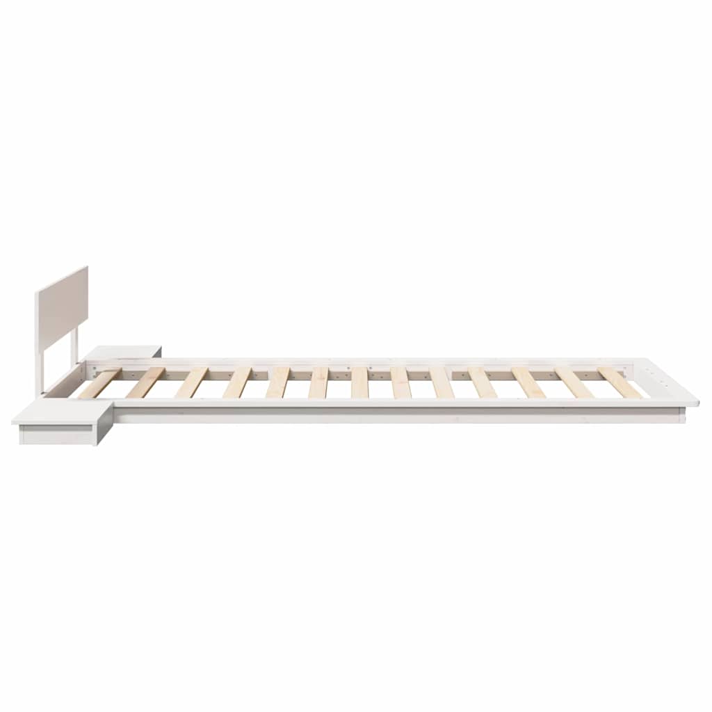 Struttura del letto Bianco 80 x 200 cm legno