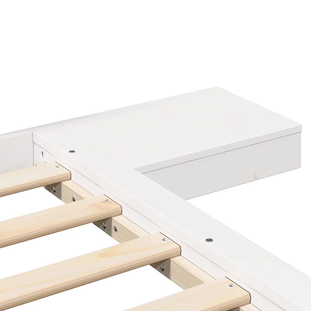 Struttura del letto Marrone 75 x 190 cm legno