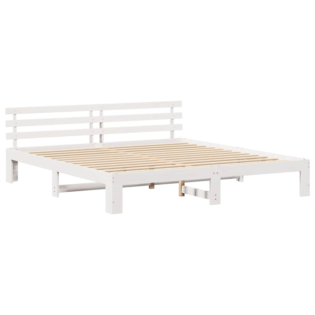 Struttura del letto Bianco 180 x 200 cm Legno massello di pino