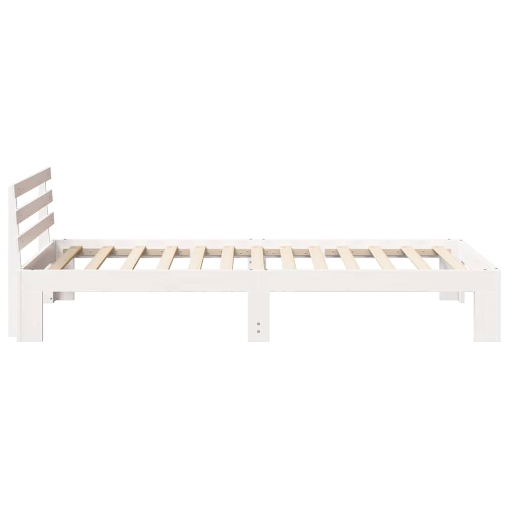 Struttura del letto Bianco 100 x 200 cm Legno massello di pino