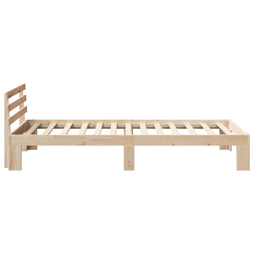 Struttura del letto Marrone 80 x 200 cm Legno massello di pino