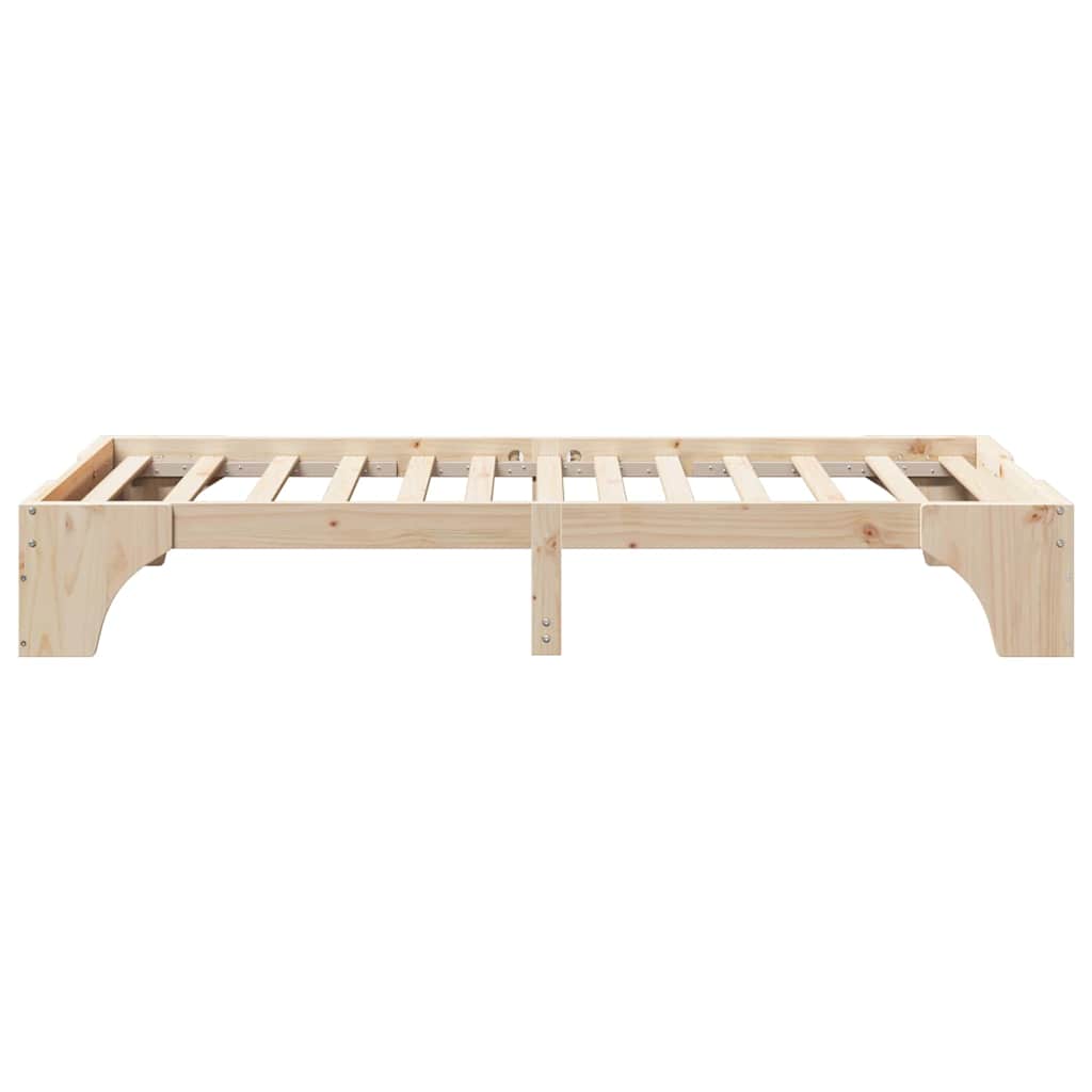 Struttura del letto Pino massello 197 x 82 x 30 cm